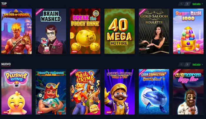 Casinado Casino Giochi